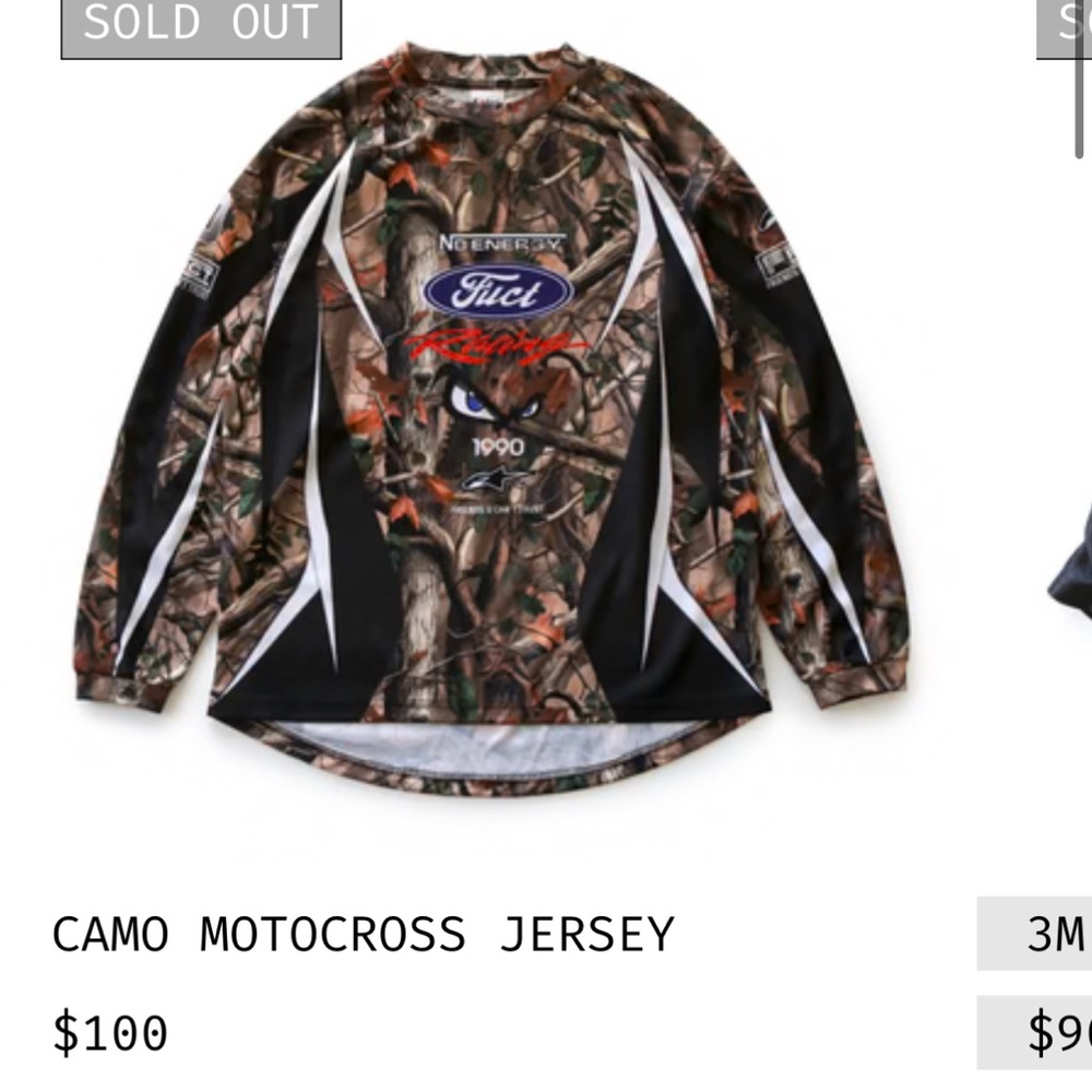 FUCT Camo Motocross Jersey